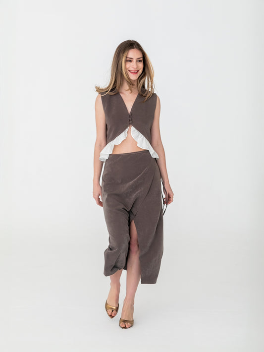 Nice skirt brown